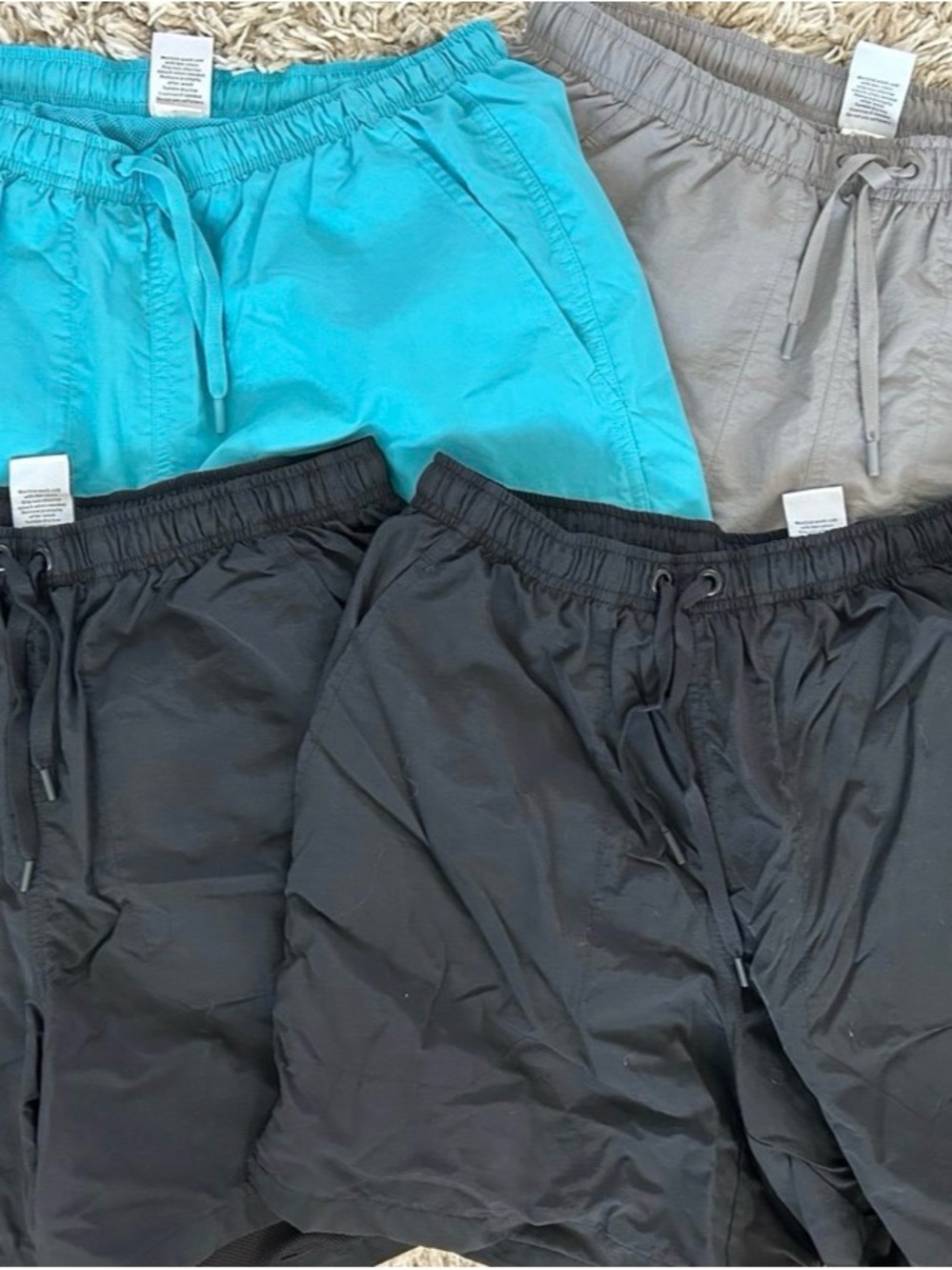 DSG men’s Shorts in Turquoise, Gray, Black